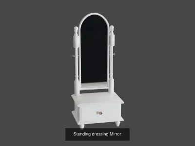 Standing Mirrors 3D Model Pack