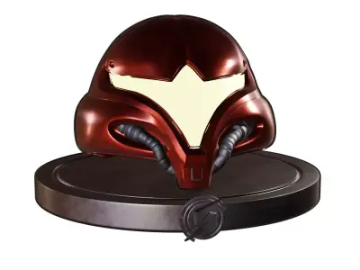 Metroid - Samus Aran helmet 3D model