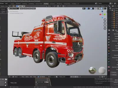 Mercedes Arocs Tow Truck 8X4 3D model purchase