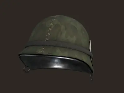 Military helmet Low-poly 3D model get