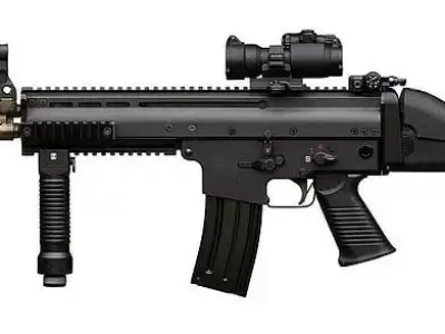 scar l gun 3D model