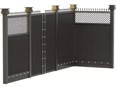 Fence Design 3D model purchase