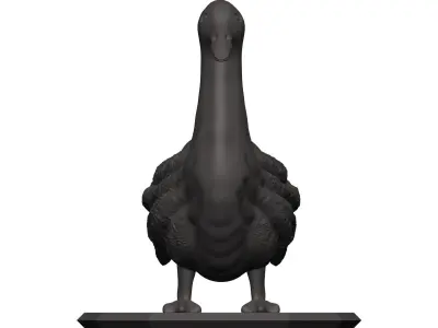 Duckk statue of goose 3D model
