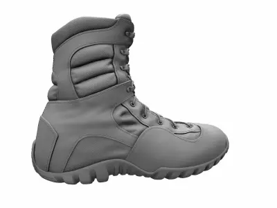 Army Boots - High Poly 3D model