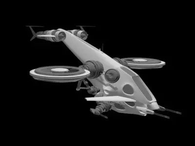 Helicopter 3D model purchase