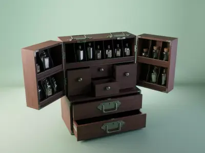 Alchemy Bottle Chest 3D model