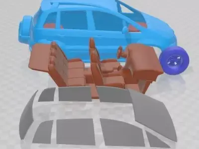 Fiat Idea Adventure 2011 Printable Car  3D print model