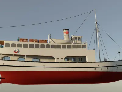 ss GRAZYNA - ex German SCHILKSEE - ex Soviet URAN  3D model