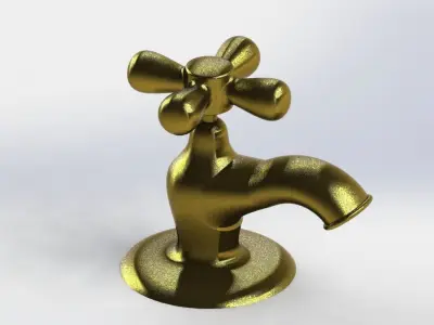 Water Tap Fitting 3D model