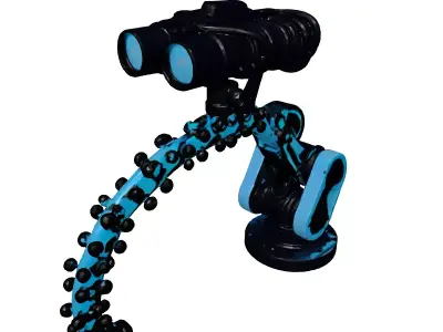 Futuristic Modular Robotic Tentacle Arm 3D model