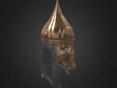Helmet Mask Free 3D model