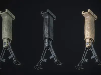 Grip pod FAB Defense Low-poly 3D model