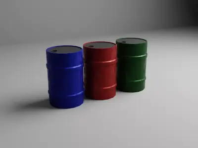 Industrial Workshop Storage Prop Pack - 15 Game Ready Assets Low-poly 3D model