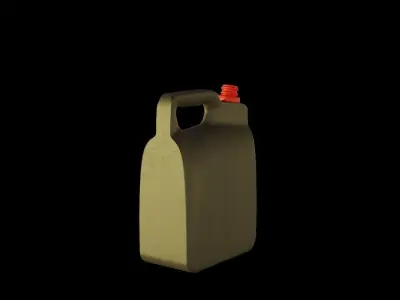 Fuel Canister Low-poly 3D model purchase