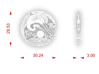 CRANE JAPANESE 3D print model