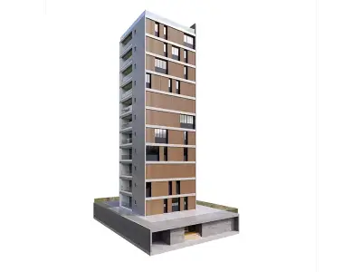 Modular Building Pack 3 Free 3D model