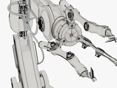 Robot Arm model 3D model purchase