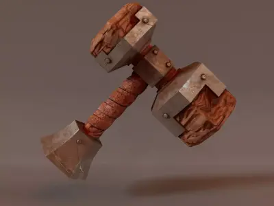 Warhammer Free low-poly 3D model purchase