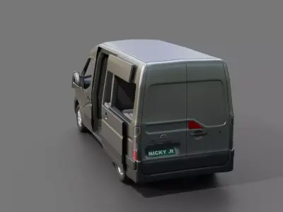Nissan NV 400 Passenger Van 3D model