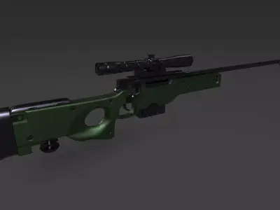 AWM Gun 3D model
