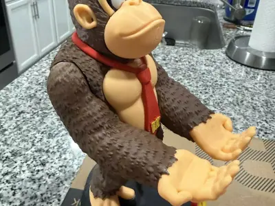 Donkey kong Bananza Multi part joystick holer  3D print model