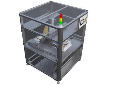 Automatic patch molding equipment 3D model