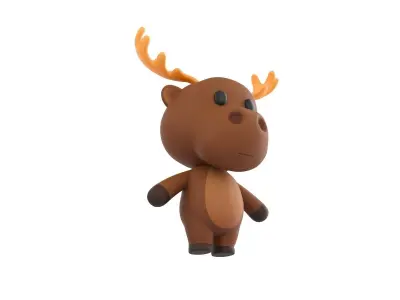 Character034 Moose 3D model
