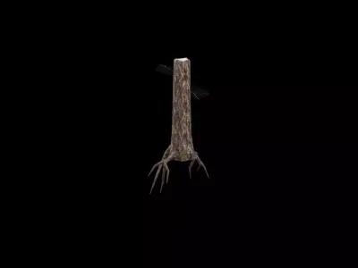 Realistic Snag Tree Low-poly 3D model buy