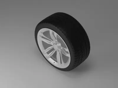 Wheel 3d Free low-poly 3D model by HT-3d-World