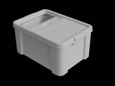 3D Storage Bin 3D model