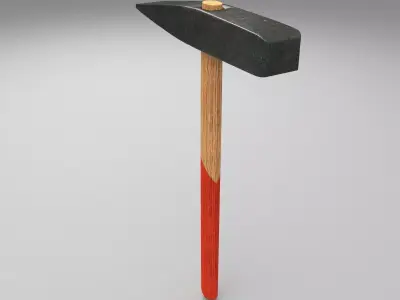 Hammer Free low-poly 3D model by khalidsrri