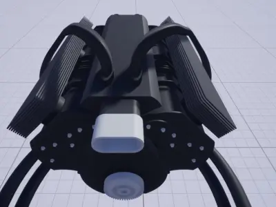 GM Engine 3D model