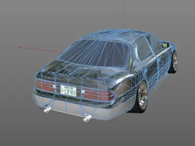 Lexus LS400  Free 3D model