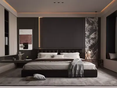 Bedroom interior 11 3D model