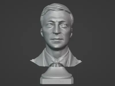 Volodymyr Zelensky 3D Printable Bust 3D print model