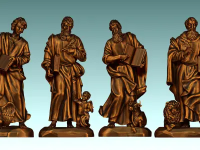 The Four Evangelist 3D model
