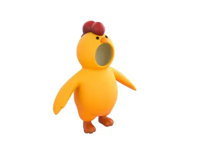 Prop234 Chicken Suit 3D model