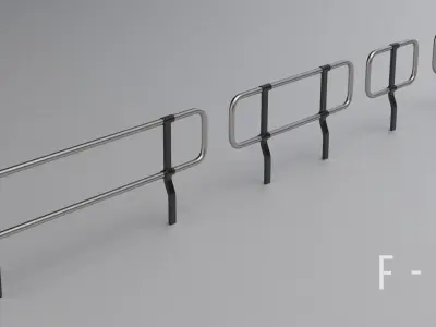 Modular  Railings 3D model
