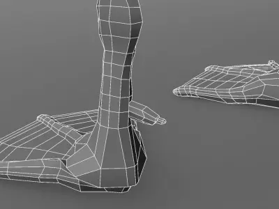 White Swan 3D model buy