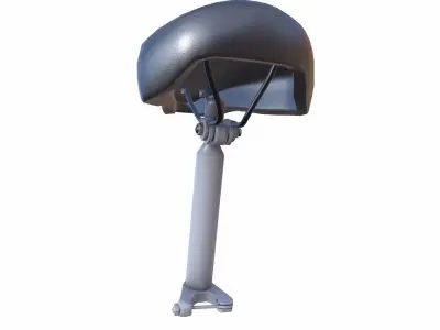 Bicycle Seat Low-poly 3D model order