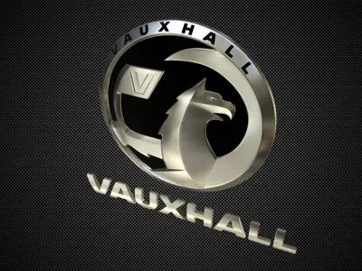 Vauxhall Logo 3D model by 3dlogoman