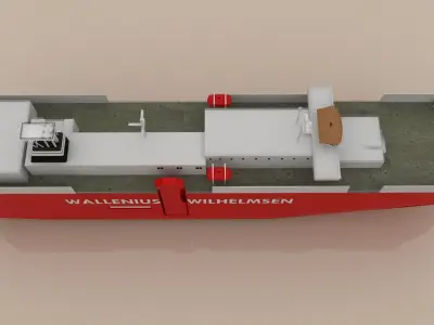 MV Tricolor 3D model