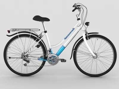 Generic woman s bicycle 3D model