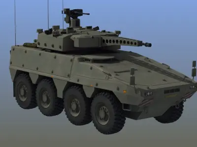 Boxer CRV 30mm 3D model