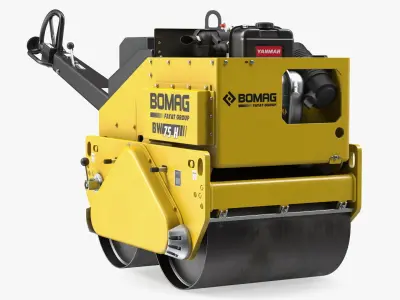 Hand Guided Vibratory Roller BOMAG BW 75H 3D model
