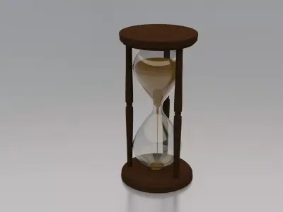 Hourglass Free low-poly 3D model purchase
