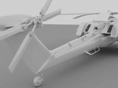Mi 28 hight polygon ready for smooth 3D model