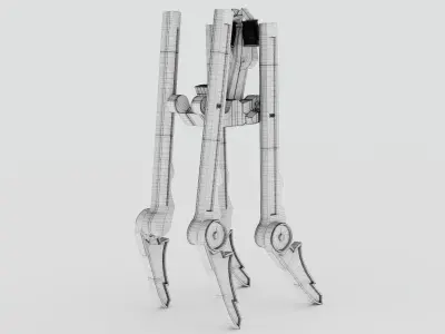 Tall walker robot from my Graduation Project 3D model