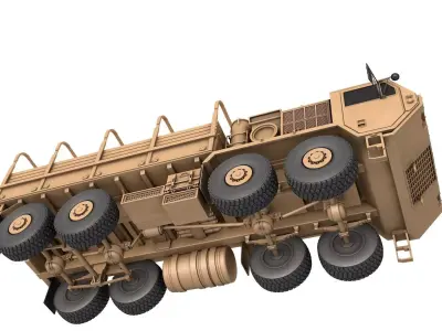 HEMTT A4 Cargo Truck - Army transport truck 3D model