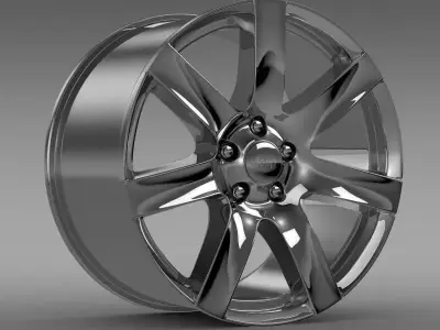Jeep Wrangler Indian Summer 2014 rim 3D model